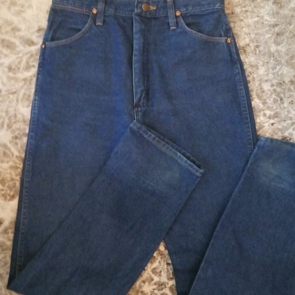 Wrangler blue jeans